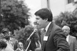 Zev Yaroslavsky at Podium, Los Angeles, 1986