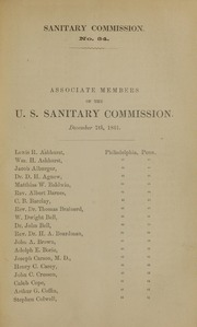 Associate members of the U.S. Sanitary Commission : December 7th, 1861