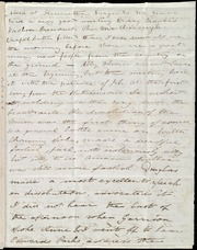 Incomplete letter perhaps by Deborah Weston] [manuscript