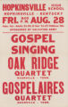 Harmoneers Quartet Gospel and Spiritual Singing Concert with Oak Ridge Quartet at the Hopkinsville High School