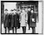 L to R: Henry C. Stewart, Va., Samuel W. McCall, Mass., Stanley King, Thos. W. Gregory. Back, Dr. W.O. Thompson, J.W. Wickersham, Richard Hooker