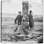 [Fort Brady, Va. Three officers of the 1st Connecticut Heavy Artillery]