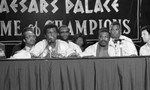 Press Conference at Caesar's Palace, Las Vegas, 1983