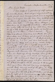 Letter to] Dear friend Webb [manuscript