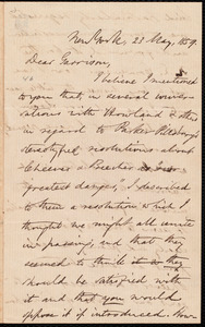 Letter from Oliver Johnson, New York, [N.Y.], to William Lloyd Garrison, 23 May, 1859