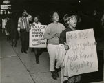 Protest march at the Eagles Club