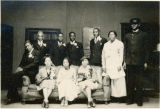 Cast of maids' and porters' play