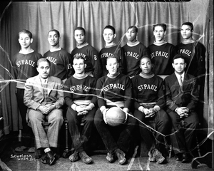 St. Paul's basketball team : [acetate film photonegative]