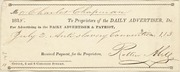 Massachusetts Anti-Slavery Society expense account of A. A. Phelps for the quarter ending April 1st 1838, and various receipts] [manuscript