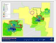 Pulaski County, AR housing units per square mile, 1960-2000