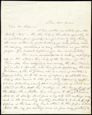 Thumbnail for Letter to] Dear Mrs. Chapman [manuscript