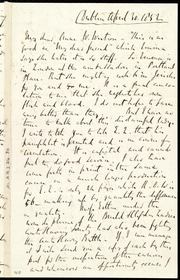 Thumbnail for Letter to] My dear Anne W. Weston [manuscript