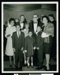 Group photograph featuring Pat Brown, Los Angeles, 1963