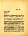 Letter of 1954 April 27