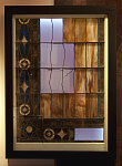 Thumbnail for Stained glass window in exhibit, Birmingham Civil Rights Institute, Birmingham, Alabama