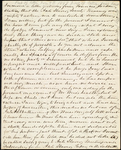 Partial letter from Joseph Ricketson, [New Bedford, Mass.?], to Caroline Weston, [Feb. 9, 1848]