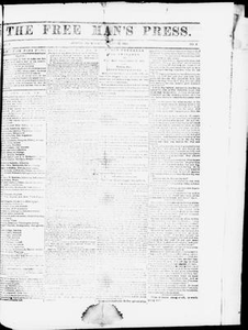 Thumbnail for The Free Man's Press. (Austin, Tex.), Vol. 1, No. 5, Ed. 1 Saturday, August 15, 1868