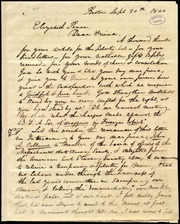 Letter to] Elizabeth Pease, Dear Friend [manuscript