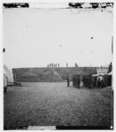 Charleston, South Carolina. Mounting guard, Fort Wagner. (Morris Island)