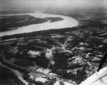 C.C.C. Work Camp at T.O. Fuller State Park, Aerial View