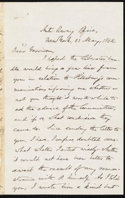 Letter to] Dear Garrison [manuscript