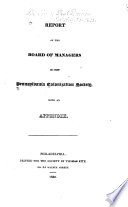 Report of the board of managers of the Pennsylvania colonization society, with an appendix