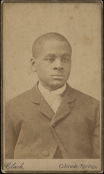 Portrait of an African American boy