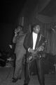 Eddie Floyd performing on stage at the Laicos Club in Montgomery, Alabama.