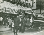 Thumbnail for CORE demonstrators being arrested outside segregated movie theater showing "Goliath and the Dragon," at unidentified location, ca. 1960