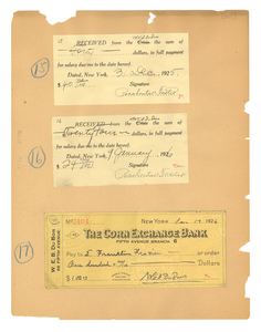 Crisis accounts book [fragments]