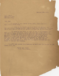 Letter: Macon, Georgia to R. E. Norman, Arlington, Florida, 1927 Oct. 17