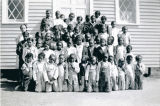 Group Portrait of Children, Christ the King Mission, Grand Coteau (Bellevue), Louisiana, Undated