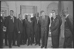 [Civil rights leaders meet with President John F. Kennedy in the oval office of the White House after the March on Washington, D.C.]