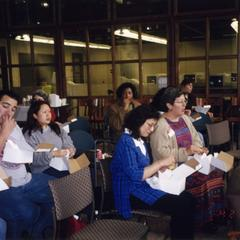 Lunch at 10th anniversary celebration of the Multicultural Student Center