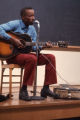 James "Son" Thomas, Leland, Mississippi and Yale. Archie Green and Ray Lum, festival in Washington, D.C. 1974. (Son Thomas and Archie Green)