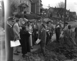 Jackson Street Community Council (JSCC) tour with Seattle city officials, April 3, 1958