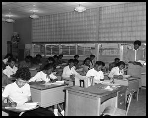 A Class of Students Sits During a Test