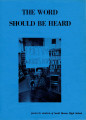 Thumbnail for The Word Should be Heard: Poems by Students of South Boston High School, 1980 Spring