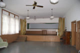 Dunbar Rosenwald School: interior with stage