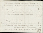 The following additional account is rendered by Caroline Weston to Francis Jackson (through S. May Jr.) [manuscript]