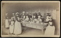 Home Economics Cooking Class, circa 1890