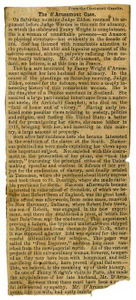 Clipping of d'Arusamont Case from the Cincinnati Gazette