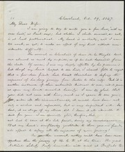 Letter to] My Dear Wife [manuscript