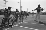 Students on Bicycles, Los Angeles, 1983