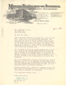 Letter from J. G. Ish Jr. to A. G. Dill
