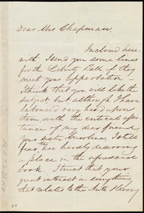 Letter from Daniel Ricketson, Woodlee, [New Bedford, Mass.], to Maria Weston Chapman, Nov. 18th, 1845