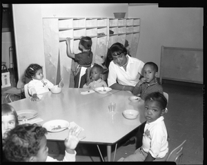 Howard U[niversity] Home Economics Groups, Jan[uary] 1963 [cellulose acetate photonegative]