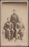 [Three unidentified soldiers in Union uniforms]