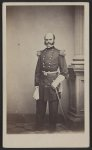 [Gen. Ambrose E. Burnside of 1st Rhode Island Infantry Regiment and General Staff U.S. Volunteers Infantry Regiment with gauntlets and sword]