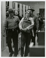 Black student solidarity protest in Wilbur Cross Library